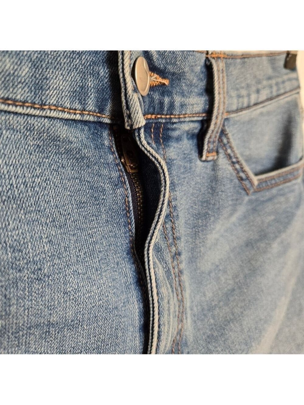 JOE'S 'ANNALISE' DENIM SHORTS WOMEN BLUE MID RISE FRAYED HEM (SIZE 30) - Picture 8 of 14